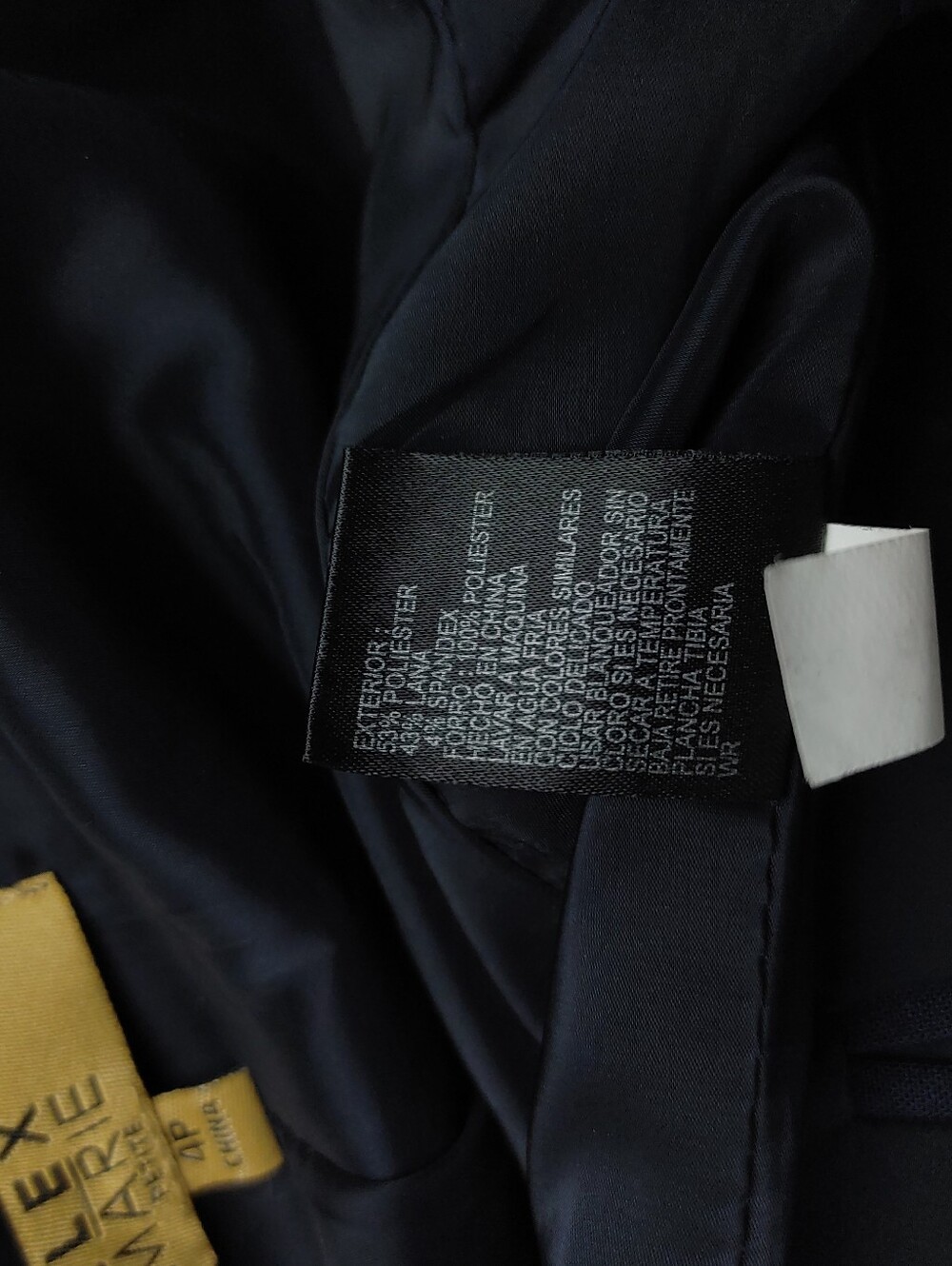 Alex Evenings Navy Blue Tailored Blazer Size 4P - Picture 15 of 16